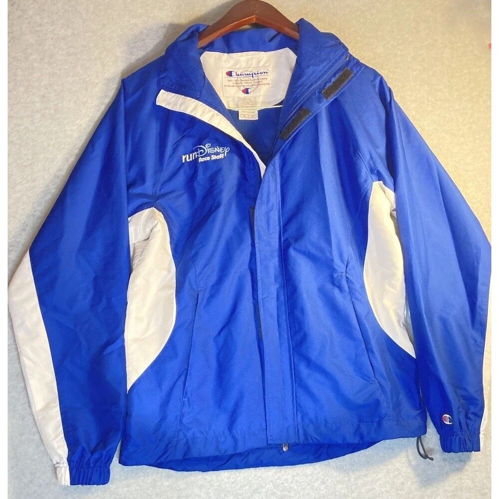 Run Disney Race Staff Sz S Windbreak Jacket Waterproof Champion Official Disney